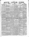 South London Press Saturday 22 March 1884 Page 1