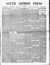 South London Press Saturday 03 September 1887 Page 1