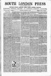 South London Press Saturday 27 September 1890 Page 1