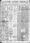 South London Press Saturday 08 April 1899 Page 1