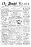 Alnwick Mercury Wednesday 01 October 1856 Page 1