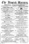 Alnwick Mercury Monday 01 March 1858 Page 1