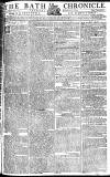 Bath Chronicle and Weekly Gazette Thursday 25 November 1784 Page 1