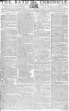 Bath Chronicle and Weekly Gazette Thursday 03 February 1785 Page 1
