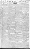 Bath Chronicle and Weekly Gazette Thursday 04 August 1785 Page 1