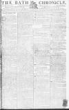 Bath Chronicle and Weekly Gazette Thursday 30 March 1786 Page 1