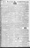 Bath Chronicle and Weekly Gazette Thursday 08 June 1786 Page 1