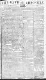 Bath Chronicle and Weekly Gazette Thursday 03 August 1786 Page 1