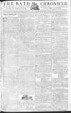Bath Chronicle and Weekly Gazette Thursday 02 November 1786 Page 1