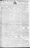Bath Chronicle and Weekly Gazette Thursday 11 January 1787 Page 1