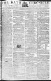Bath Chronicle and Weekly Gazette Thursday 12 June 1788 Page 1