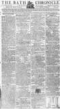 Bath Chronicle and Weekly Gazette Thursday 08 January 1789 Page 1