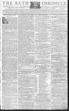 Bath Chronicle and Weekly Gazette Thursday 18 March 1790 Page 1
