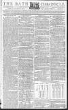 Bath Chronicle and Weekly Gazette Thursday 23 September 1790 Page 1