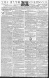 Bath Chronicle and Weekly Gazette Thursday 06 January 1791 Page 1