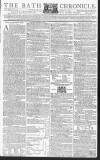 Bath Chronicle and Weekly Gazette Thursday 20 January 1791 Page 1