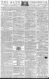 Bath Chronicle and Weekly Gazette Thursday 03 February 1791 Page 1