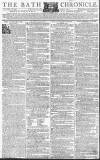 Bath Chronicle and Weekly Gazette Thursday 07 April 1791 Page 1