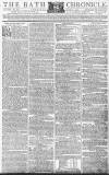Bath Chronicle and Weekly Gazette Thursday 01 September 1791 Page 1