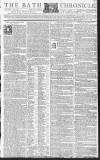 Bath Chronicle and Weekly Gazette Thursday 15 September 1791 Page 1