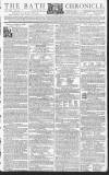 Bath Chronicle and Weekly Gazette Thursday 13 October 1791 Page 1