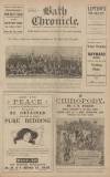 Bath Chronicle and Weekly Gazette Saturday 23 November 1918 Page 1