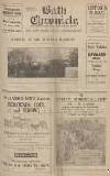 Bath Chronicle and Weekly Gazette Saturday 22 February 1919 Page 1