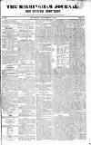 Birmingham Journal Saturday 15 October 1825 Page 1