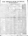 Birmingham Journal Saturday 23 July 1831 Page 1