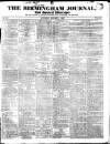 Birmingham Journal Saturday 07 January 1832 Page 1