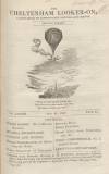 Cheltenham Looker-On Thursday 26 October 1837 Page 1