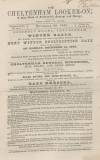 Cheltenham Looker-On Saturday 29 November 1845 Page 1