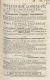 Cheltenham Looker-On Saturday 03 June 1848 Page 1