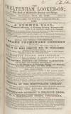 Cheltenham Looker-On Saturday 23 September 1848 Page 1