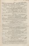 Cheltenham Looker-On Saturday 14 December 1850 Page 1
