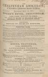 Cheltenham Looker-On Saturday 13 September 1851 Page 1