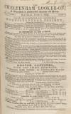 Cheltenham Looker-On Saturday 05 June 1852 Page 1