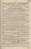 Cheltenham Looker-On Saturday 04 September 1852 Page 1
