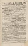 Cheltenham Looker-On Saturday 23 October 1852 Page 1