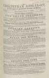 Cheltenham Looker-On Saturday 08 October 1853 Page 1