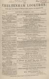 Cheltenham Looker-On Saturday 06 October 1860 Page 1