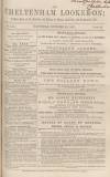 Cheltenham Looker-On Saturday 26 October 1861 Page 1