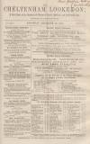 Cheltenham Looker-On Saturday 12 December 1863 Page 1