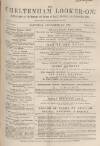 Cheltenham Looker-On Saturday 23 September 1865 Page 1