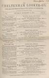 Cheltenham Looker-On Saturday 18 November 1865 Page 1