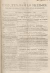 Cheltenham Looker-On Saturday 02 November 1867 Page 1