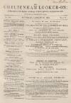 Cheltenham Looker-On Saturday 25 January 1868 Page 1