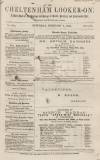 Cheltenham Looker-On Saturday 06 February 1869 Page 1