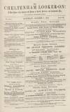 Cheltenham Looker-On Saturday 09 October 1869 Page 1