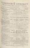 Cheltenham Looker-On Saturday 01 June 1872 Page 1